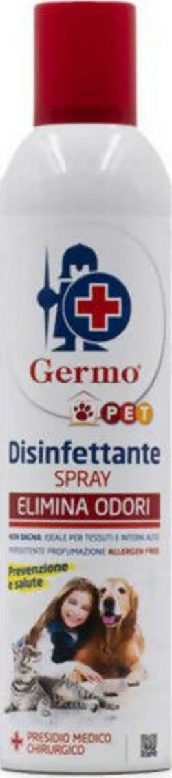 Germopet Spray Disinfettante Elimina Odori Prodotti per animali domestici/Cani/Lettiere e accessori/Antiodori e smacchiatori Salute e Prevenzione - Barletta, Commerciovirtuoso.it