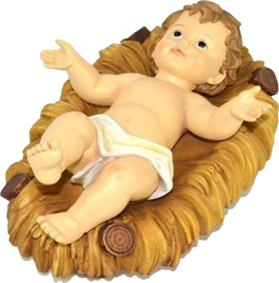 Gesù bambino con culla statua bambinello per presepe in poliresina 7,5 cm Casa e cucina/Decorazioni per interni/Addobbi e decorazioni per ricorrenze/Decorazioni natalizie/Presepi/Statuine e fondali per il presepe MagiediNatale.it - Altamura, Commerciovirtuoso.it