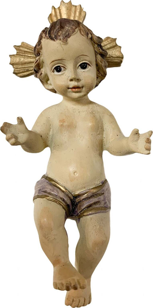 Gesù bambino senza culla bambinello per presepe in poliresina con aureola Casa e cucina/Decorazioni per interni/Addobbi e decorazioni per ricorrenze/Decorazioni natalizie/Presepi/Statuine e fondali per il presepe MagiediNatale.it - Altamura, Commerciovirtuoso.it