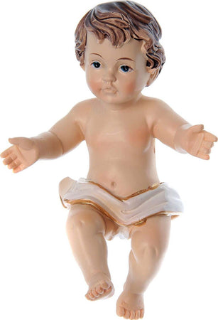 Gesù bambino senza culla bambinello per presepe in poliresina h 10 cm Casa e cucina/Decorazioni per interni/Addobbi e decorazioni per ricorrenze/Decorazioni natalizie/Presepi/Statuine e fondali per il presepe MagiediNatale.it - Altamura, Commerciovirtuoso.it