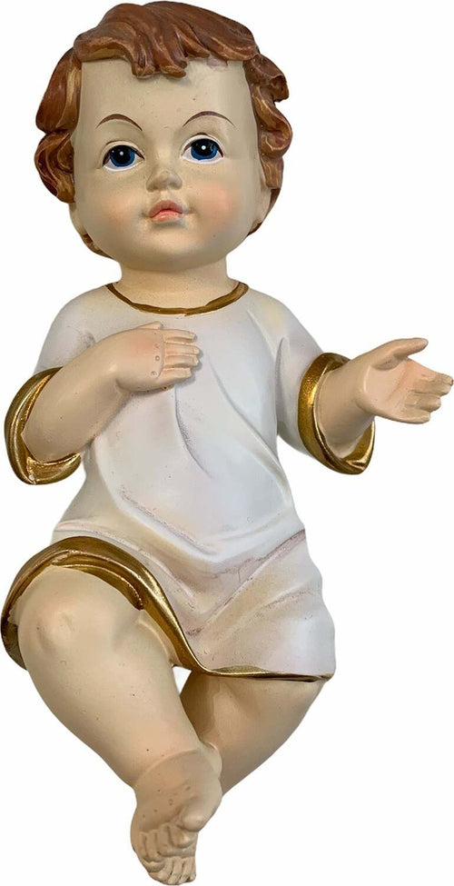 Gesù bambino senza culla bambinello per presepe in poliresina h 17 cm Casa e cucina/Decorazioni per interni/Addobbi e decorazioni per ricorrenze/Decorazioni natalizie/Presepi/Statuine e fondali per il presepe MagiediNatale.it - Altamura, Commerciovirtuoso.it