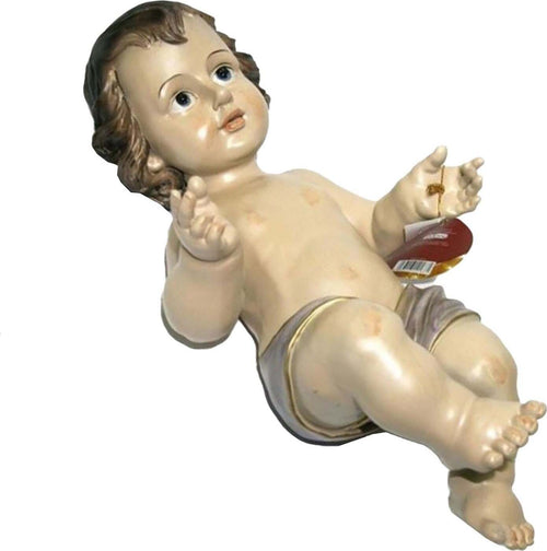 Gesù bambino senza culla statua bambinello per presepe in poliresina 41 cm Casa e cucina/Decorazioni per interni/Addobbi e decorazioni per ricorrenze/Decorazioni natalizie/Presepi/Statuine e fondali per il presepe MagiediNatale.it - Altamura, Commerciovirtuoso.it