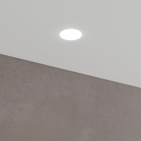 *STOCK* n.15 Portafaretto In Gesso Ceramico ad incasso Orientabile Diametro 155mm 35W GU10 IP20 - Eternal Parquet