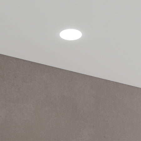 *STOCK* n.15 Portafaretto In Gesso Ceramico ad incasso Orientabile Diametro 155mm 35W GU10 IP20 - Eternal Parquet