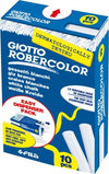 Gessetti Robercolor - lunghezza 80mm con diametro 10mm - bianco - Giotto - Scatola 10 gessetti tondi [multipack] 10 pezzi Giochi e giocattoli/Attività creative/Accessori per disegnare e colorare/Gessetti Eurocartuccia - Pavullo, Commerciovirtuoso.it