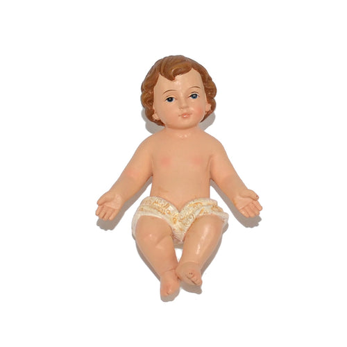 Gesù bambino senza culla bambinello per presepe h 15 cm