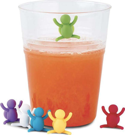 Ghidini Set segna bicchieri in silicone con ventosa Casa e cucina/Utensili da cucina/Accessori vino e bar/Segnabicchieri Scontolo.net - Potenza, Commerciovirtuoso.it