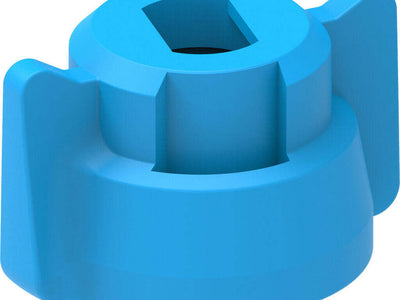 Ghiera a baionetta blu per attacco rapido confezione da 15 pezzi