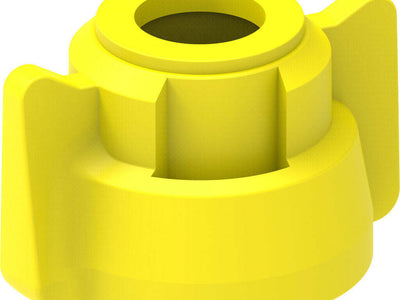 Ghiera a baionetta gialla adattabile Tecomec confezione da 15 pezzi