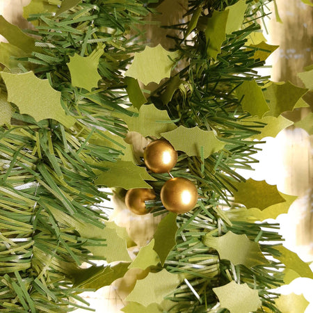 GHIRLANDA CON BACCHE DORATE ADDOBBO NATALIZIO Casa e cucina/Decorazioni per interni/Addobbi e decorazioni per ricorrenze/Decorazioni natalizie/Ghirlande e corone Scontolo.net - Potenza, Commerciovirtuoso.it