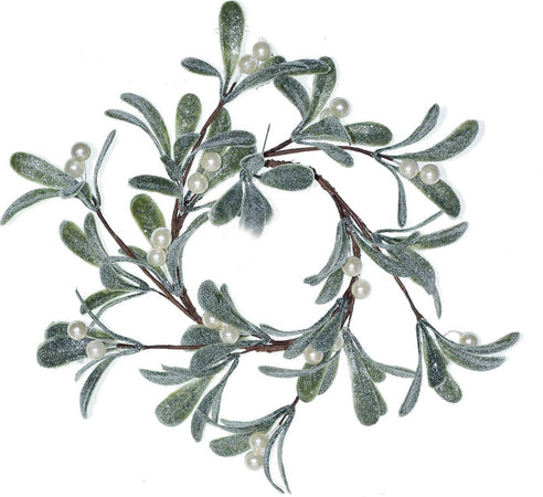 Ghirlanda con foglie d' ulivo e bacche bianche Corona dietroporta Ø 30 cm Casa e cucina/Decorazioni per interni/Addobbi e decorazioni per ricorrenze/Decorazioni natalizie/Orpelli e festoni MagiediNatale.it - Altamura, Commerciovirtuoso.it