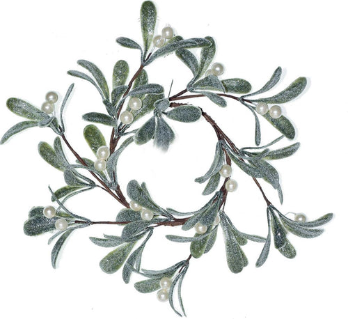 Ghirlanda con foglie d' ulivo e bacche bianche Corona dietroporta Ø 30 cm Casa e cucina/Decorazioni per interni/Addobbi e decorazioni per ricorrenze/Decorazioni natalizie/Orpelli e festoni MagiediNatale.it - Altamura, Commerciovirtuoso.it