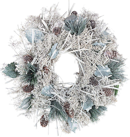 Ghirlanda corona natalizia per porta Nature ø42cm per esterno interno decorazione di Natale Casa e cucina/Decorazioni per interni/Addobbi e decorazioni per ricorrenze/Decorazioni natalizie/Orpelli e festoni MagiediNatale.it - Altamura, Commerciovirtuoso.it