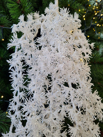 Ghirlanda di natale Cedro pendente Bianco decorazione natalizia h 92 cm Casa e cucina/Decorazioni per interni/Addobbi e decorazioni per ricorrenze/Decorazioni natalizie/Orpelli e festoni MagiediNatale.it - Altamura, Commerciovirtuoso.it