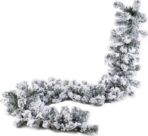 Ghirlanda festone ghirlande decorazione natalizia natale innevata neve 2,7 mt Casa e cucina/Decorazioni per interni/Addobbi e decorazioni per ricorrenze/Decorazioni natalizie/Orpelli e festoni MagiediNatale.it - Altamura, Commerciovirtuoso.it