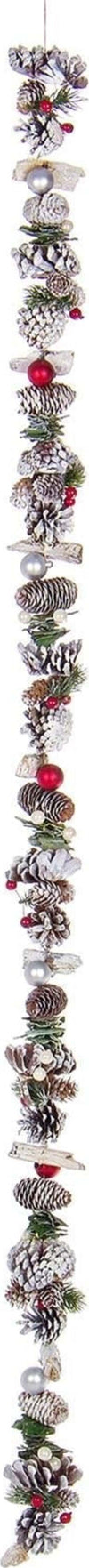 Ghirlanda natalizia 150 cm festone neige decorazione realistica con pigne Casa e cucina/Decorazioni per interni/Addobbi e decorazioni per ricorrenze/Decorazioni natalizie/Orpelli e festoni MagiediNatale.it - Altamura, Commerciovirtuoso.it