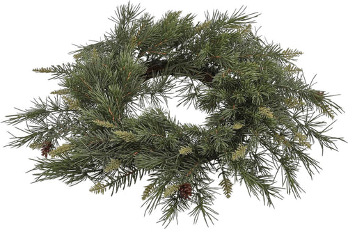 Ghirlanda natalizia circolare, ghirlanda di pino con pigne Ø 53 cm Casa e cucina/Decorazioni per interni/Addobbi e decorazioni per ricorrenze/Decorazioni natalizie/Orpelli e festoni MagiediNatale.it - Altamura, Commerciovirtuoso.it