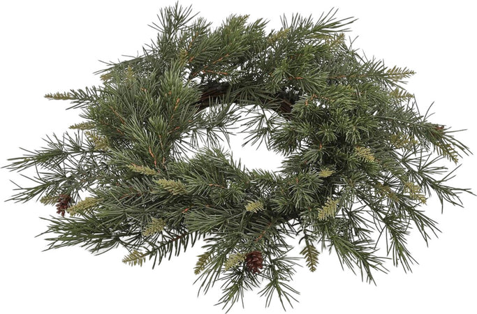 Ghirlanda natalizia circolare, ghirlanda di pino con pigne Ø 53 cm Casa e cucina/Decorazioni per interni/Addobbi e decorazioni per ricorrenze/Decorazioni natalizie/Orpelli e festoni MagiediNatale.it - Altamura, Commerciovirtuoso.it