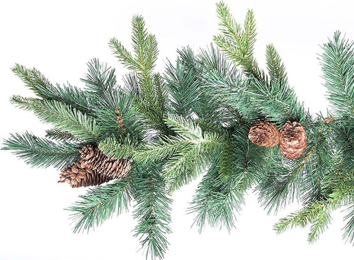 Ghirlanda natalizia con pigne in PE effetto Real Touch, boa da 270 cm festone Casa e cucina/Decorazioni per interni/Addobbi e decorazioni per ricorrenze/Decorazioni natalizie/Orpelli e festoni MagiediNatale.it - Altamura, Commerciovirtuoso.it