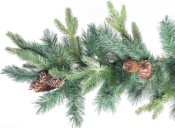 Ghirlanda natalizia con pigne in PE effetto Real Touch, boa da 270 cm festone Casa e cucina/Decorazioni per interni/Addobbi e decorazioni per ricorrenze/Decorazioni natalizie/Orpelli e festoni MagiediNatale.it - Altamura, Commerciovirtuoso.it