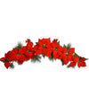 Ghirlanda Natalizia Con Stella Di Natale 5 Fiori  Decorazioni Natalizie Casa