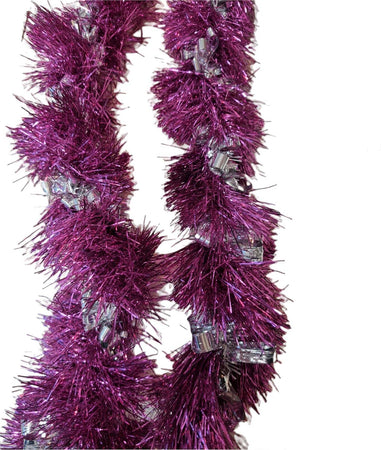 Ghirlanda natalizia decorativa fuxia con fiocchi argento per decorazione interno da 300 cm Casa e cucina/Decorazioni per interni/Addobbi e decorazioni per ricorrenze/Decorazioni natalizie/Orpelli e festoni MagiediNatale.it - Altamura, Commerciovirtuoso.it