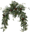 Ghirlanda natalizia verde con pigne , decorazione per interno, da 120 cm Casa e cucina/Decorazioni per interni/Addobbi e decorazioni per ricorrenze/Decorazioni natalizie/Ghirlande e corone MagiediNatale.it - Altamura, Commerciovirtuoso.it