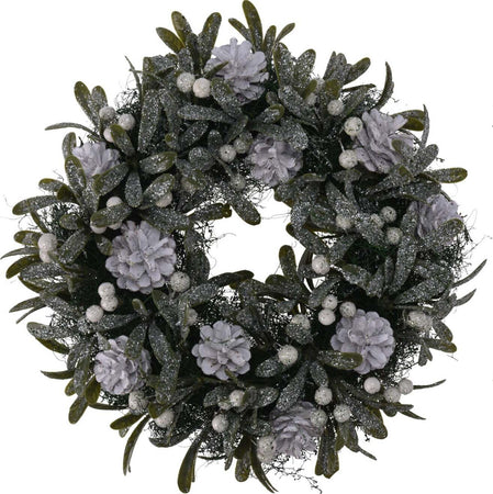 Ghirlanda retro porta natalizio con bacche e pigne Ø 34 cm Casa e cucina/Decorazioni per interni/Addobbi e decorazioni per ricorrenze/Decorazioni natalizie/Orpelli e festoni MagiediNatale.it - Altamura, Commerciovirtuoso.it