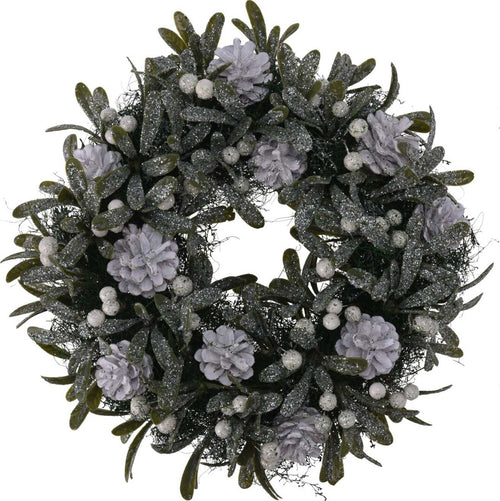 Ghirlanda retro porta natalizio con bacche e pigne Ø 34 cm Casa e cucina/Decorazioni per interni/Addobbi e decorazioni per ricorrenze/Decorazioni natalizie/Orpelli e festoni MagiediNatale.it - Altamura, Commerciovirtuoso.it