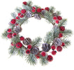 Ghirlanda tonda con mirtilli innevati corona natalizia Rosso, dietro porta da 11 cm Casa e cucina/Decorazioni per interni/Addobbi e decorazioni per ricorrenze/Decorazioni natalizie/Orpelli e festoni MagiediNatale.it - Altamura, Commerciovirtuoso.it