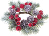 Ghirlanda tonda con mirtilli innevati corona natalizia Rosso, dietro porta da 13 cm Casa e cucina/Decorazioni per interni/Addobbi e decorazioni per ricorrenze/Decorazioni natalizie/Orpelli e festoni MagiediNatale.it - Altamura, Commerciovirtuoso.it