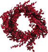 Ghirlanda tonda corona dietro porta con bacche rosse Ø 35 cm Casa e cucina/Decorazioni per interni/Addobbi e decorazioni per ricorrenze/Decorazioni natalizie/Orpelli e festoni MagiediNatale.it - Altamura, Commerciovirtuoso.it