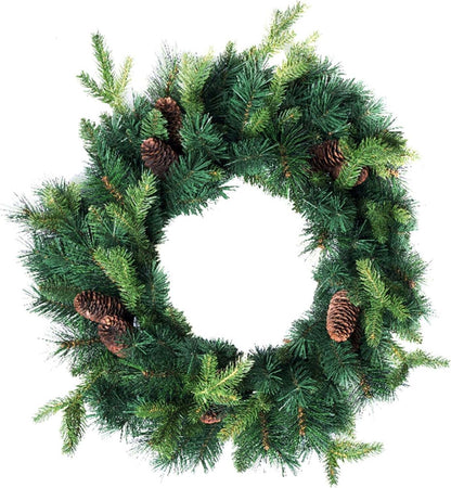 Ghirlanda tonda corona dietro porta dietroporta con pigne pvc pe festone natale Casa e cucina/Decorazioni per interni/Addobbi e decorazioni per ricorrenze/Decorazioni natalizie/Orpelli e festoni MagiediNatale.it - Altamura, Commerciovirtuoso.it