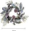 Ghirlanda tonda floreale con bacche corona natalizia, dietro porta da 30 cm Casa e cucina/Decorazioni per interni/Addobbi e decorazioni per ricorrenze/Decorazioni natalizie/Orpelli e festoni MagiediNatale.it - Altamura, Commerciovirtuoso.it