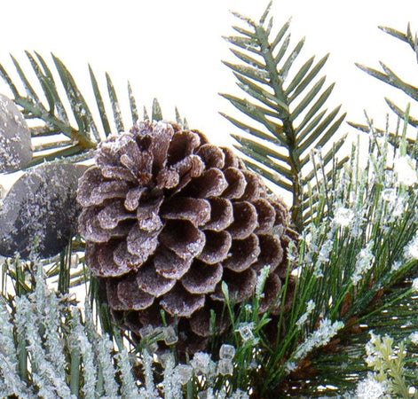 Ghirlanda tonda floreale con pigne Will corona natalizia, dietro porta da 46 cm Casa e cucina/Decorazioni per interni/Addobbi e decorazioni per ricorrenze/Decorazioni natalizie/Orpelli e festoni MagiediNatale.it - Altamura, Commerciovirtuoso.it