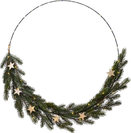 Ghirlanda tonda natalizia, anello decorativo con LED luminosi per interno da 65 cm, set da 2 pezzi Casa e cucina/Decorazioni per interni/Addobbi e decorazioni per ricorrenze/Decorazioni natalizie/Orpelli e festoni MagiediNatale.it - Altamura, Commerciovirtuoso.it