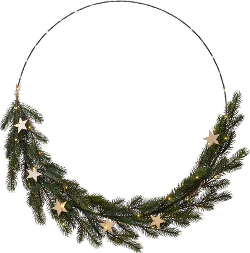 Ghirlanda tonda natalizia, anello decorativo con LED luminosi per interno da 65 cm, set da 2 pezzi Casa e cucina/Decorazioni per interni/Addobbi e decorazioni per ricorrenze/Decorazioni natalizie/Orpelli e festoni MagiediNatale.it - Altamura, Commerciovirtuoso.it