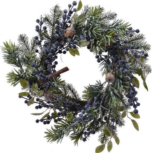 Ghirlanda tonda natalizia con bacche color Blu, dietro porta da 40 cm Casa e cucina/Decorazioni per interni/Addobbi e decorazioni per ricorrenze/Decorazioni natalizie/Orpelli e festoni MagiediNatale.it - Altamura, Commerciovirtuoso.it