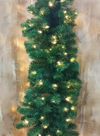 Ghirlanda decorativa con 170 luci LED decorazione natalizia da 270 cm