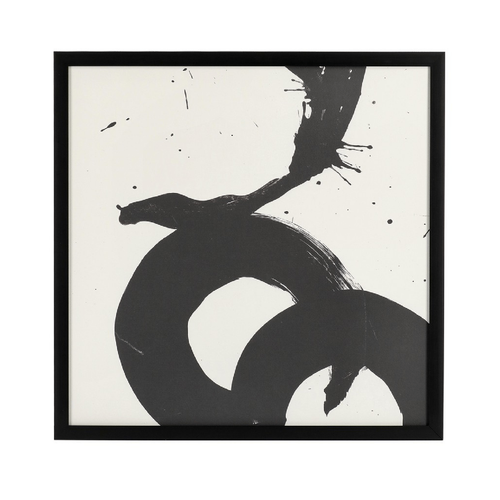 Quadro sketch 61 x 61 con struttura in mdf, stampa su carta, con vetro