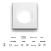 *STOCK* Portafaretto In Gesso Ceramico ad incasso GHOST 250x210x50mm foro 10cm 40W GU10 IP20