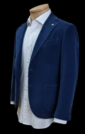 Abito uomo L.B.M. 1911 - Velluto rigato blu