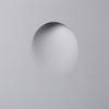 *STOCK* Portafaretto In Gesso Ceramico ad incasso GHOST 250x210x50mm foro 10cm 40W GU10 IP20