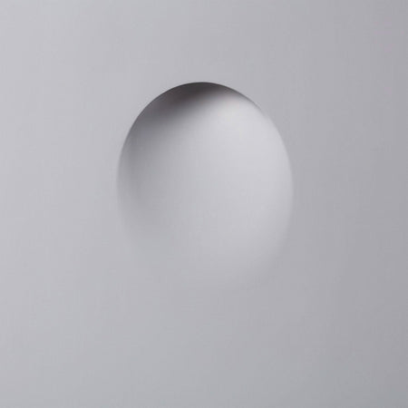 *STOCK* Portafaretto In Gesso Ceramico ad incasso GHOST 350x290x75mm foro 13cm 40W GU10 IP20 - Eternal Parquet