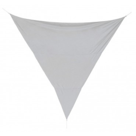 Vela Ombreggiante Triangolare poliestere con anelli in acciaio zincato.