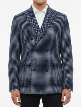 Giacca uomo THE GIGI - Doppio petto - Quadri piccoli