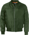 Giacca Bomber Verde Militare Giubbino Vintage Reversibile Taglie Forti