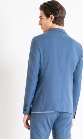 Giacca-Bonnie-slim-fit-in-tessuto-blu-avio