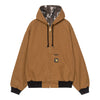 CARHARTT WIP giacca carhartt wip 50 years anniversary og active jacket canvas - hamilton brown / camo treb rinsed da uomo
