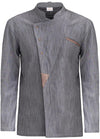 Giacca Cuoco Grosseto Jeans Elasticizzata Giacca Chef di tendenza Inserti in pelle